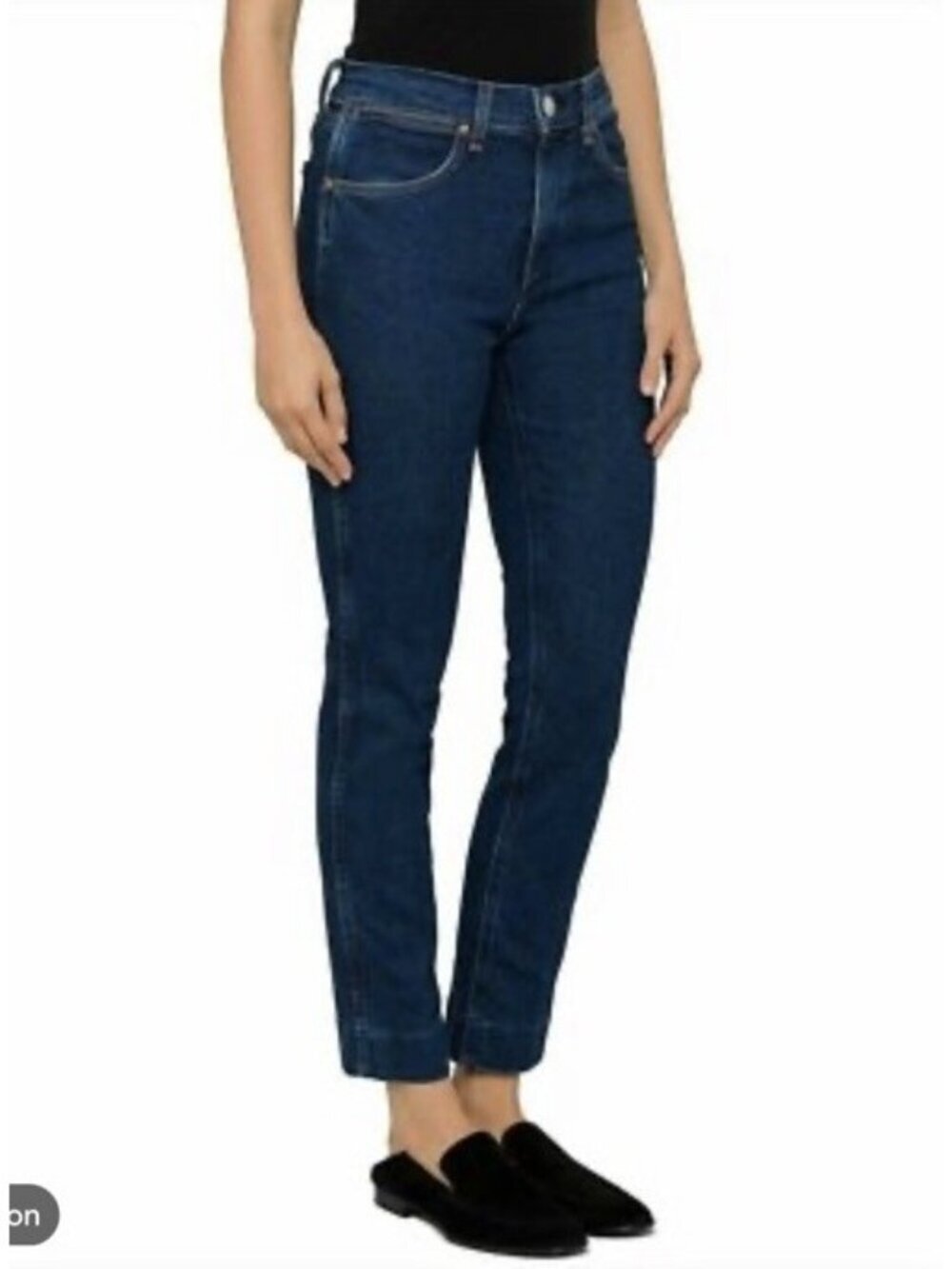 Rag & Bone Women's Sz 25 Vintage Cigarette Ankle Jeans in Broken Bloo